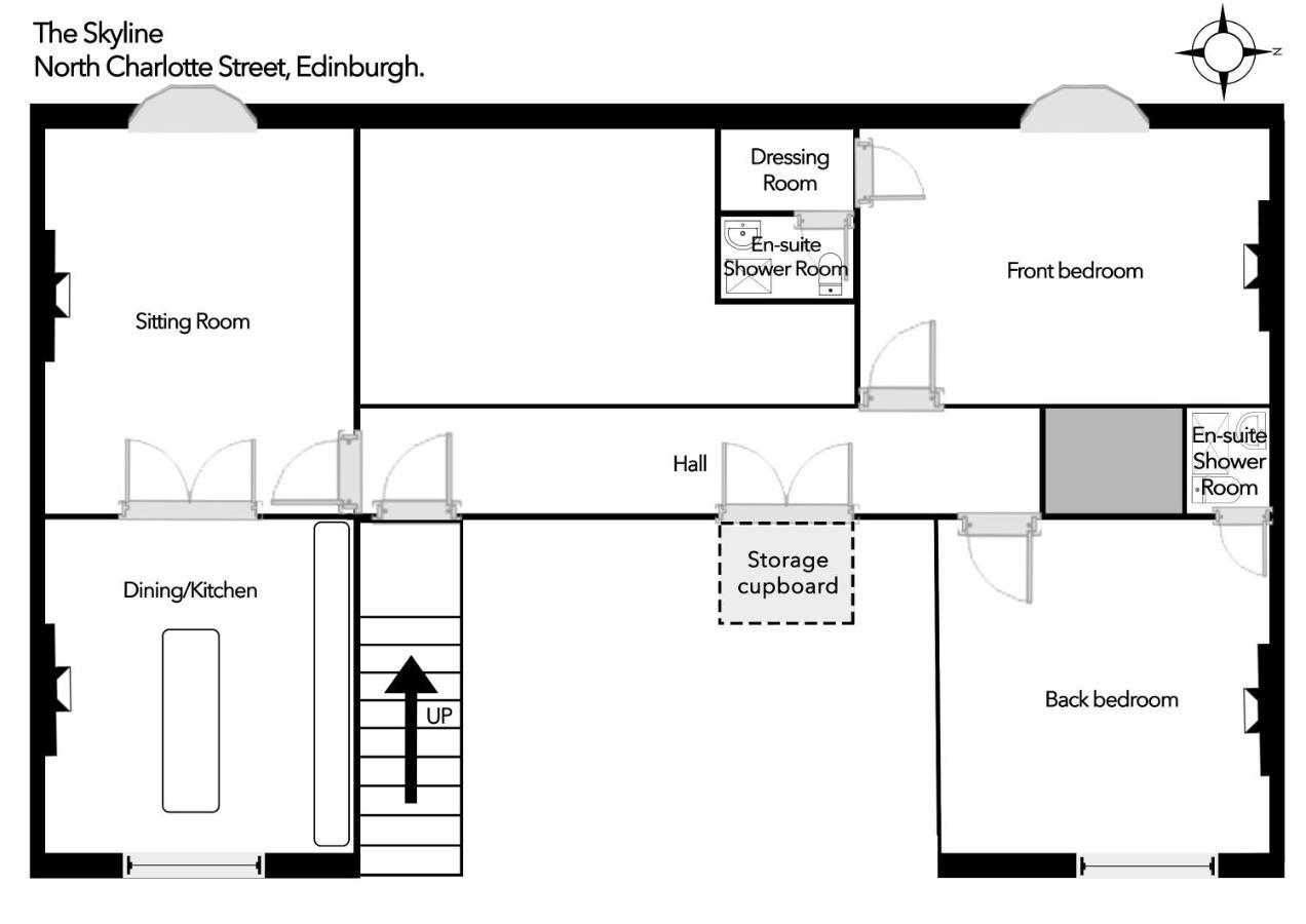 Апартаменты The Skyline - The Edinburgh Address Экстерьер фото